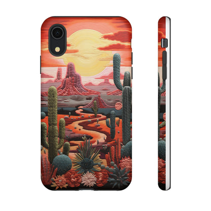 Cactus Desert Sunset Phone Case