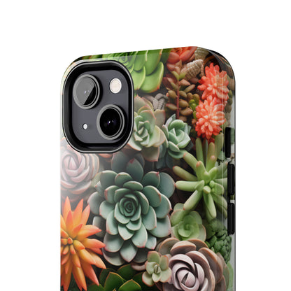 Succulent Desert Cactus Floral iPhone Case | Embrace the Beauty of Arid Elegance