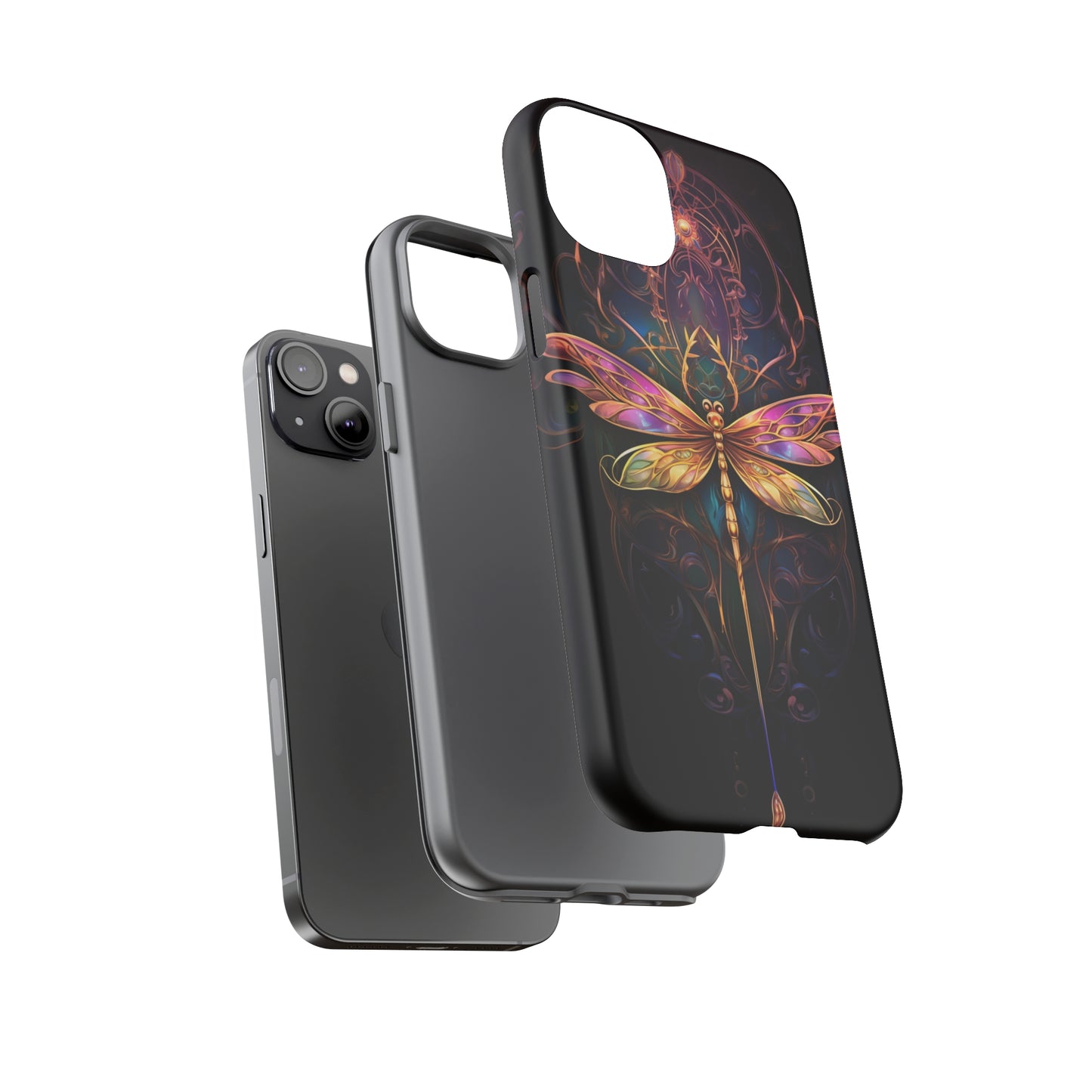 Art Nouveau Dragonfly - A Timeless Symbol of Elegance for Google Pixel, iPhone, and Samsung Cases