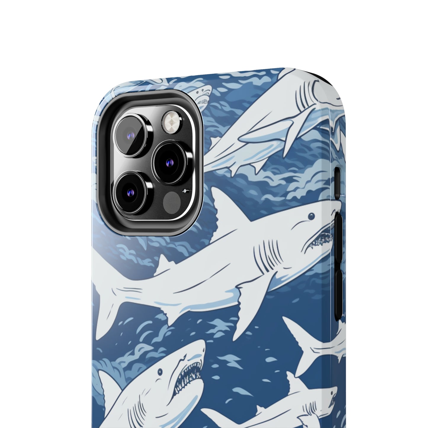 Shark Design: Dive into the Depths with an Aquatic Adventure iPhone Case