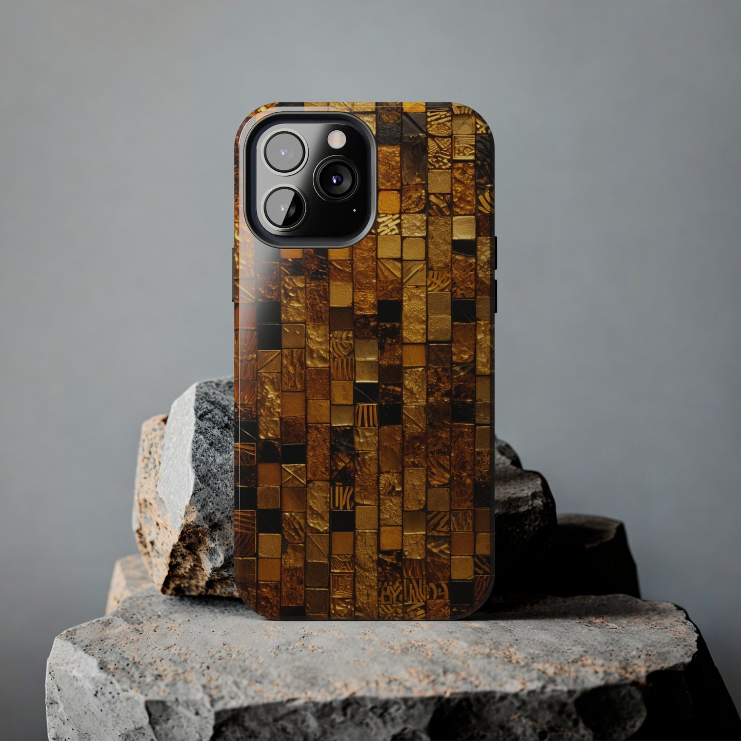 Golden Tile iPhone Case | Add Glamour and Elegance to Your Device