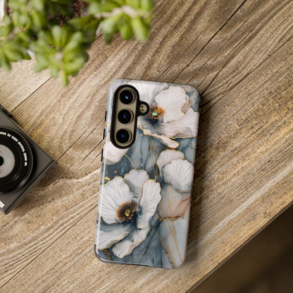 Flowers and Gold Phone Case