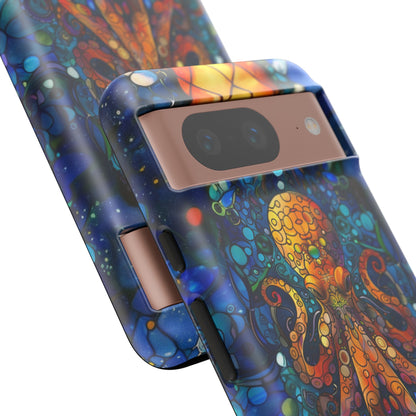 Octopus Stained Glass Undersea Magic Phone Case