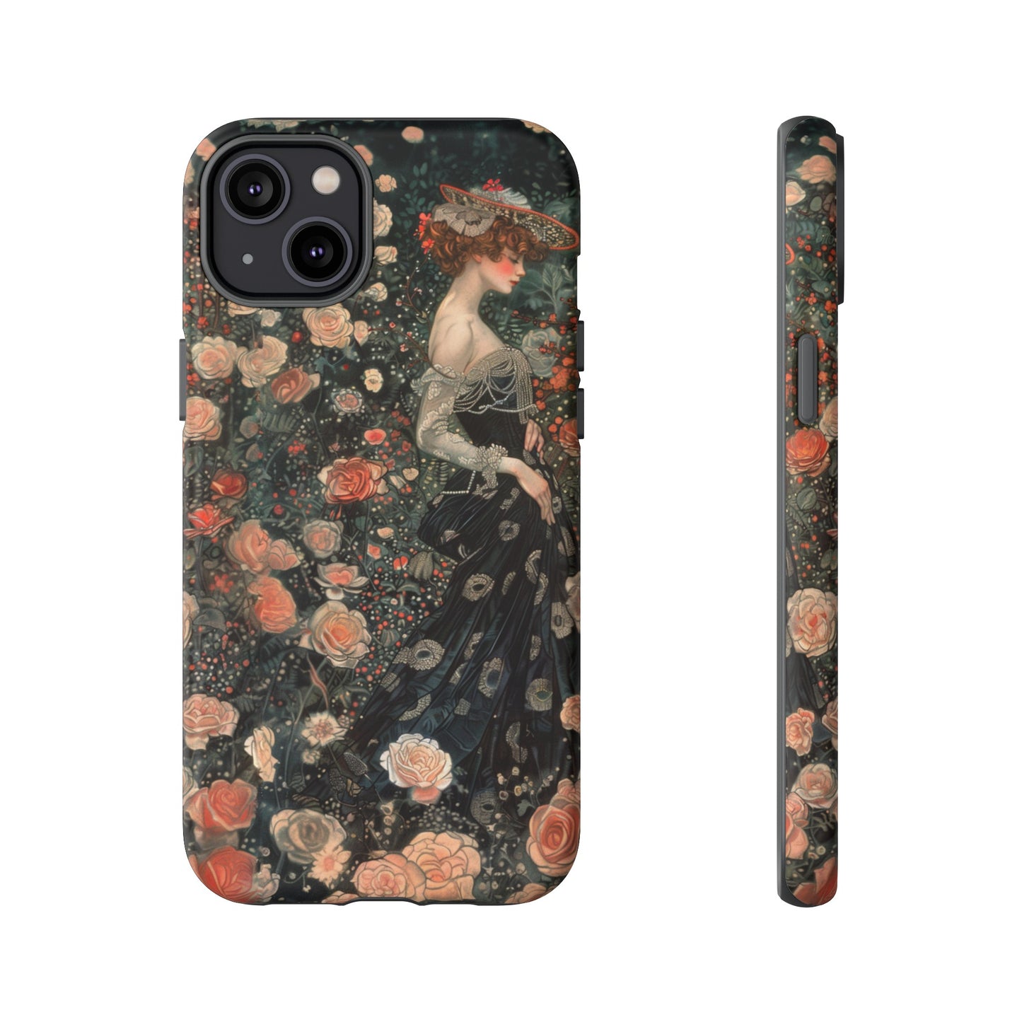 Art Nouveau French Floral Beauty Painting Phone Case