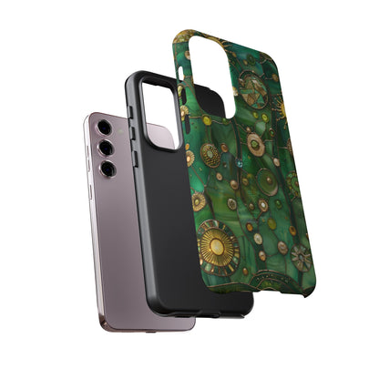 Green Celestial Stained Glass Mosaic Phone Case