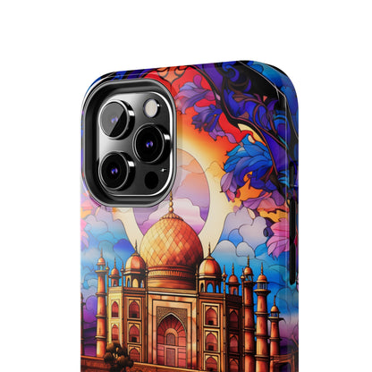 Taj Mahal Silhouette iPhone Case | Royal Elegance for Models 11 through 14 Pro Max