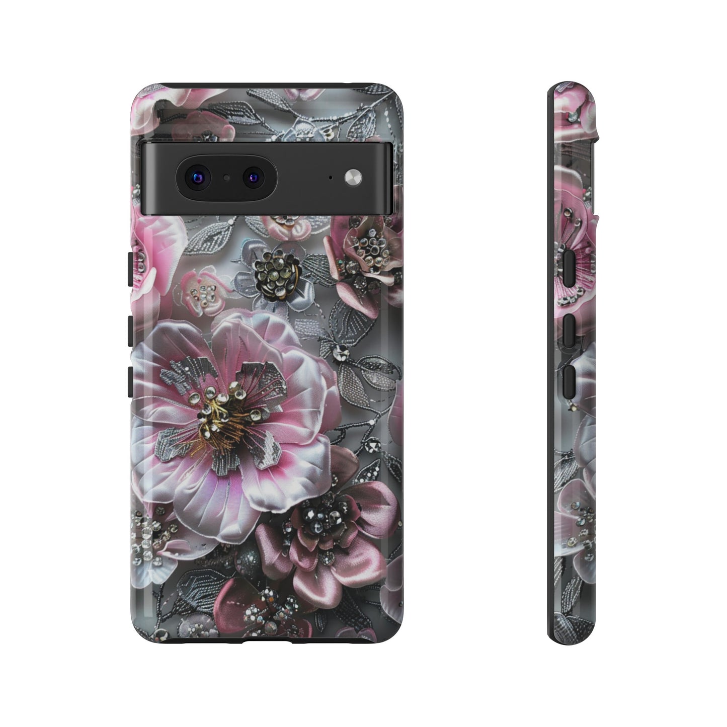 Coquette Aesthetic Floral Art iPhone 15 Case