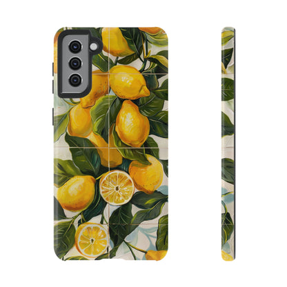 Mediterranean Lemon Italian Tile iPhone 14 Case