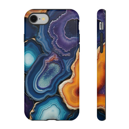 Agate Slice Geode Elegance: Natural Beauty Phone Case