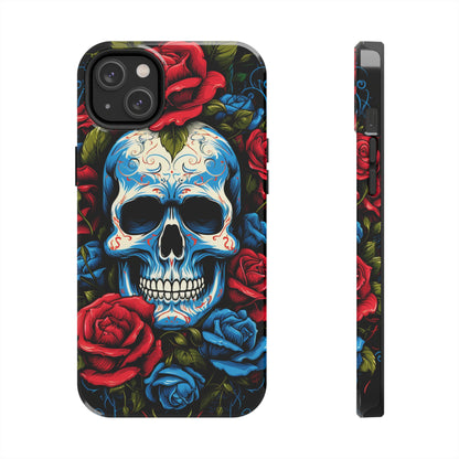 Skull and Roses iPhone Case | Edgy Elegance and Timeless Beauty