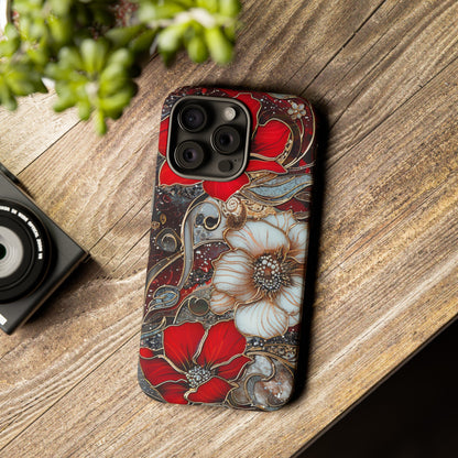 Stained Glass Floral Paisley Explosion Phone Case