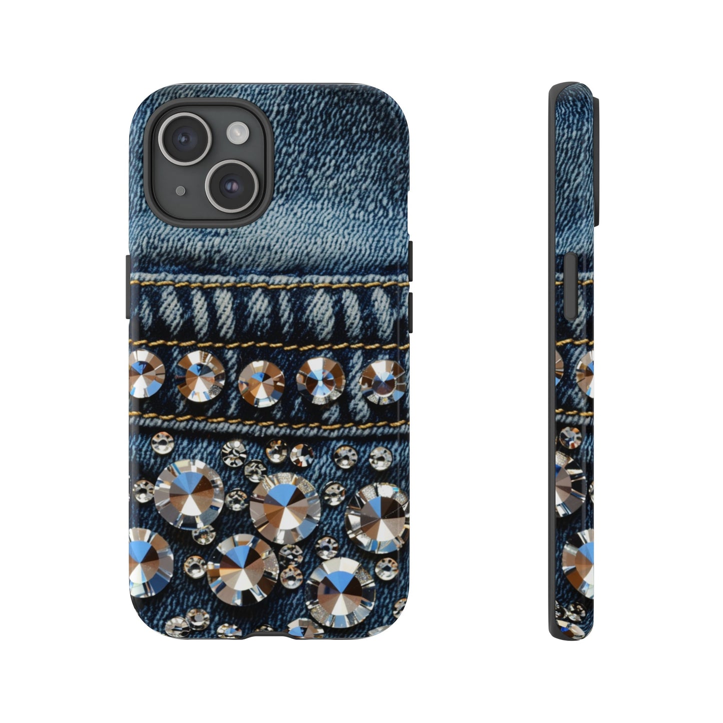 Blue Jean Queen Rhinestone Bling Phone Case