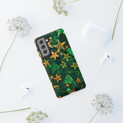 Green Celestial Stained Glass Mosaic Phone Case