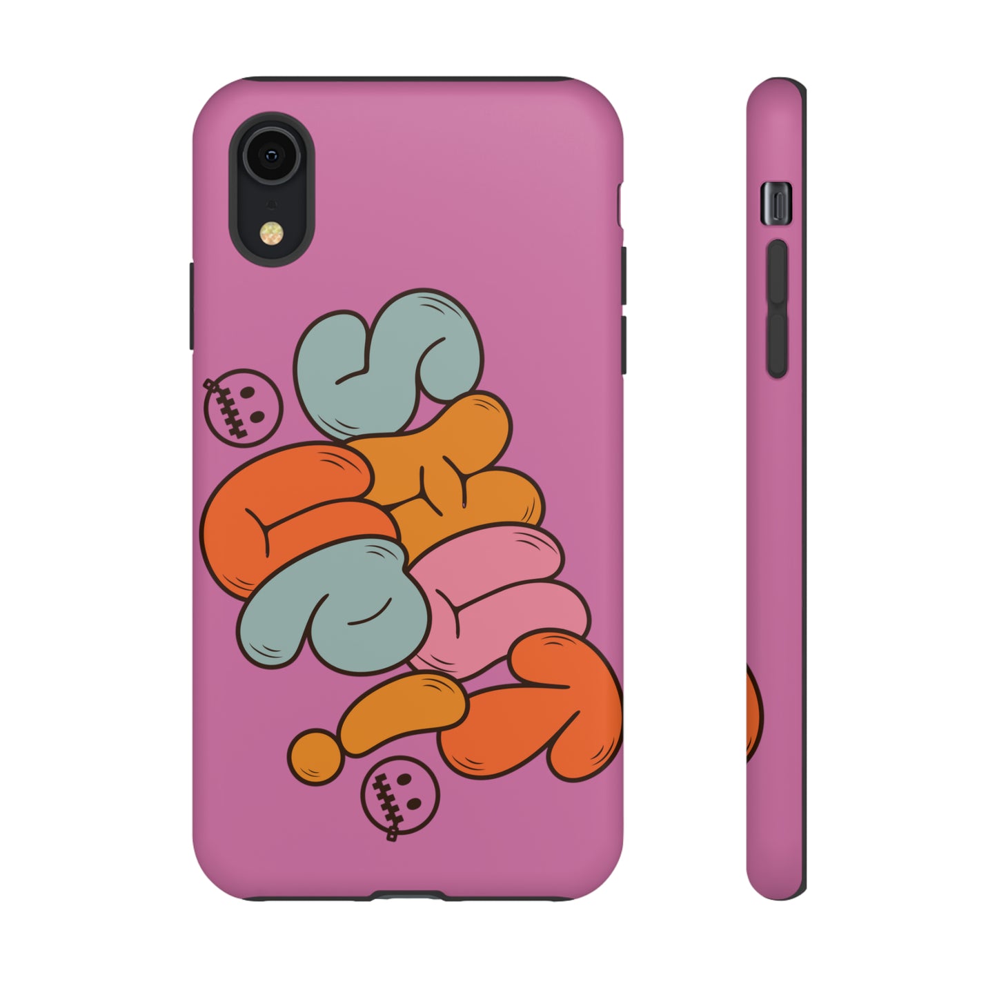 Shut Up Phone Case | Warm Retro Psychedelic Colors | For iPhone, Pixel, Samsung