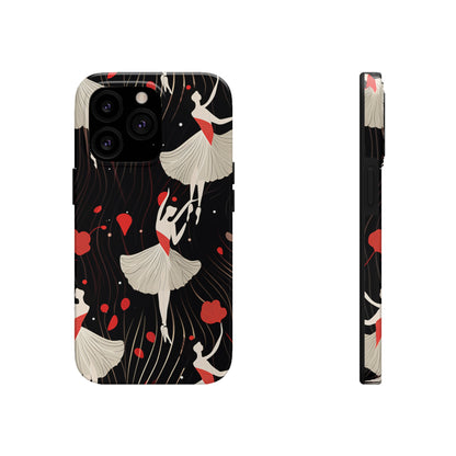 Vintage Style Dancing Ballerina iPhone Case | Embrace Elegance and Grace in Retro Charm