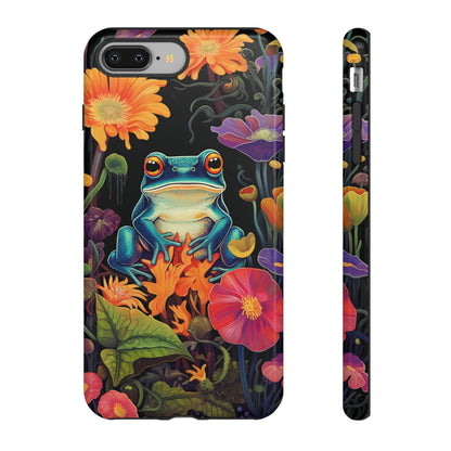 Floral Frogs Elegance Phone Case for Google Pixel, iPhone & Samsung Galaxy