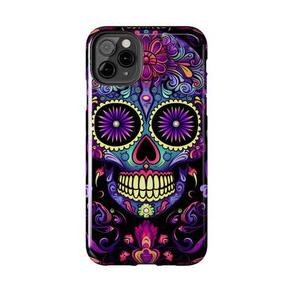 Sugar Skull iPhone Case | Dia de los Muertos Tough Case for iPhone 11, 12, 13