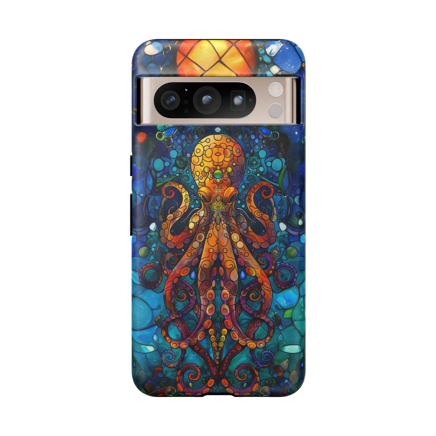 Octopus Stained Glass Undersea Magic Phone Case