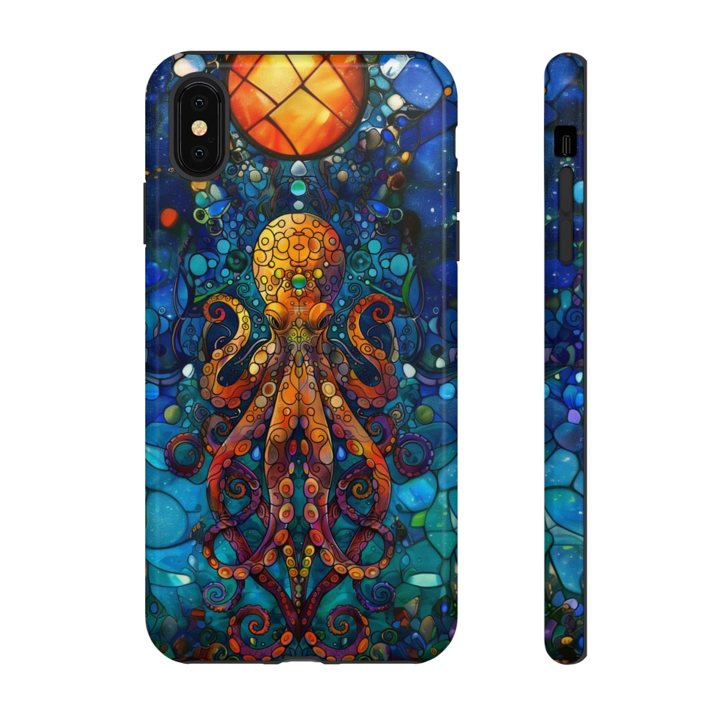 Octopus Stained Glass Undersea Magic Phone Case