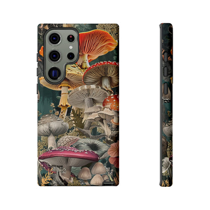 Vintage Illustration Mushroom Collage Phone Case