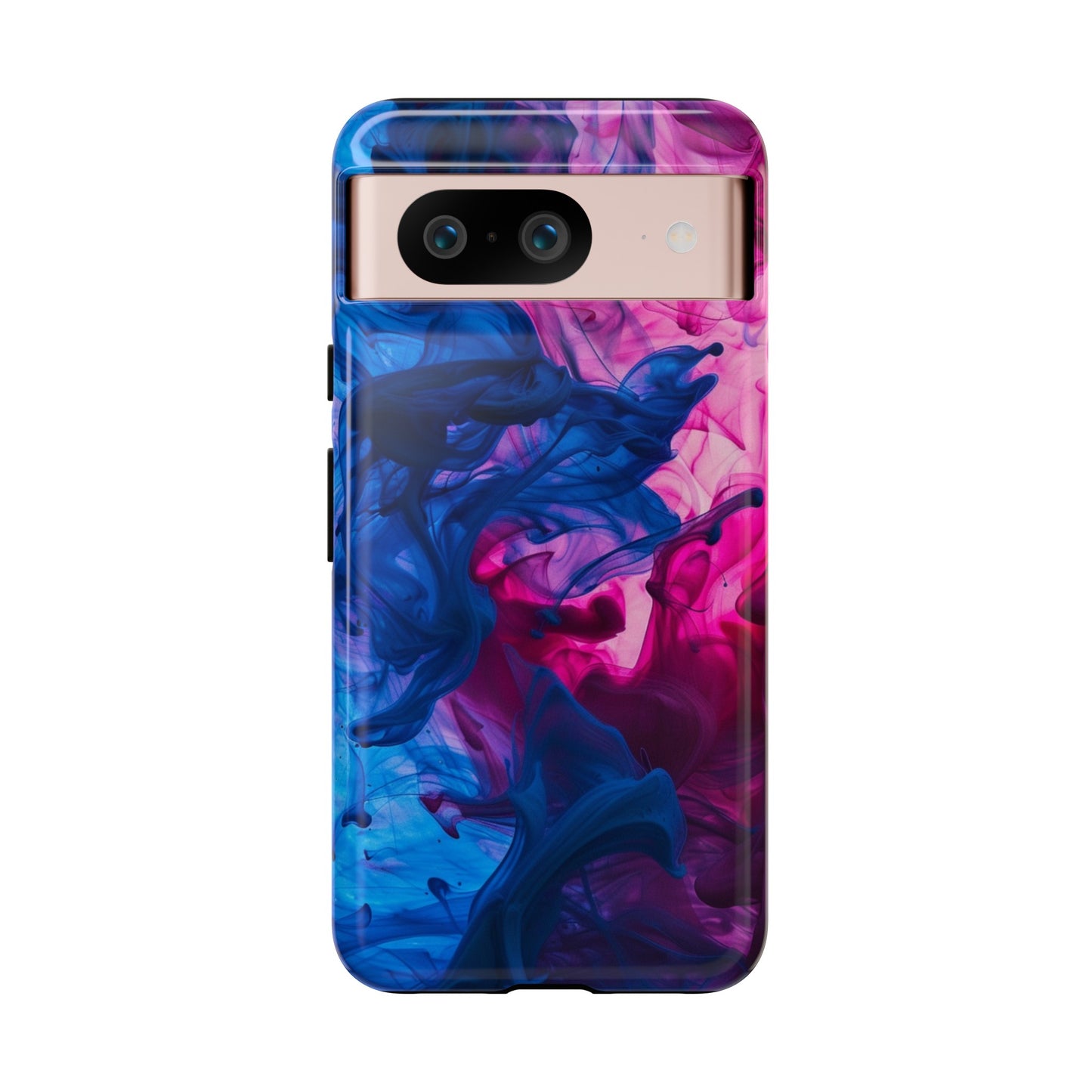 Magenta and Blue Color Explosion Phone Case