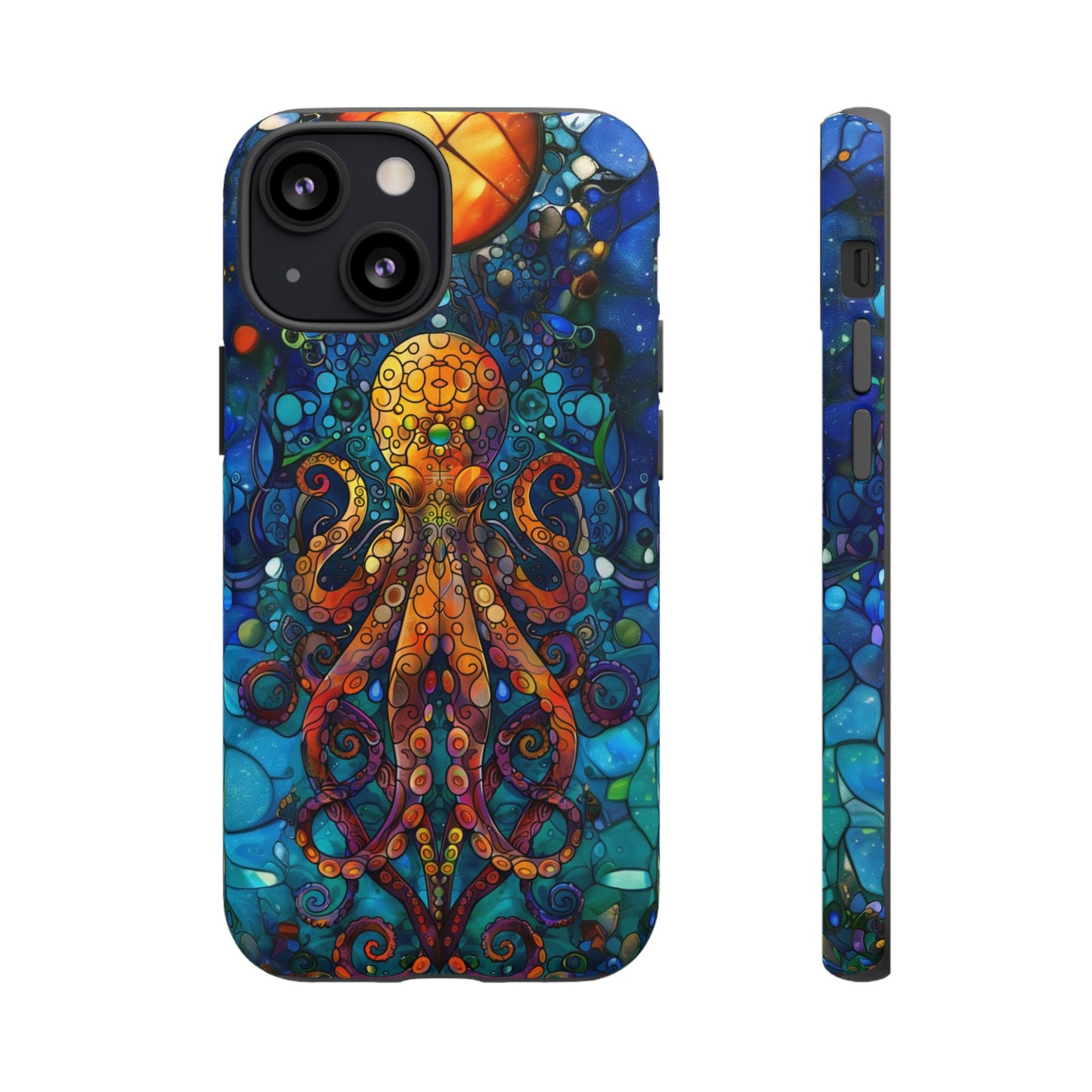 Octopus Stained Glass Undersea Magic Phone Case