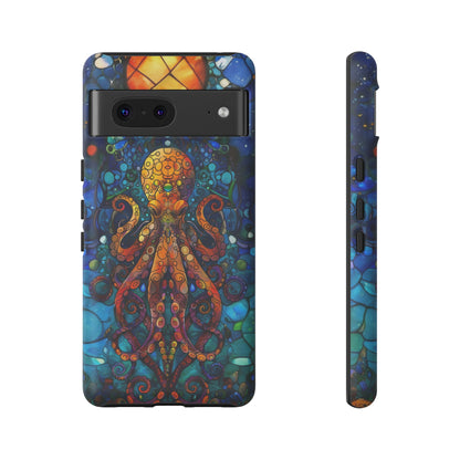 Octopus Stained Glass Undersea Magic Phone Case