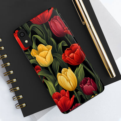 Tulip Floral Aesthetic iPhone Case | Embrace the Beauty of Nature in Full Bloom