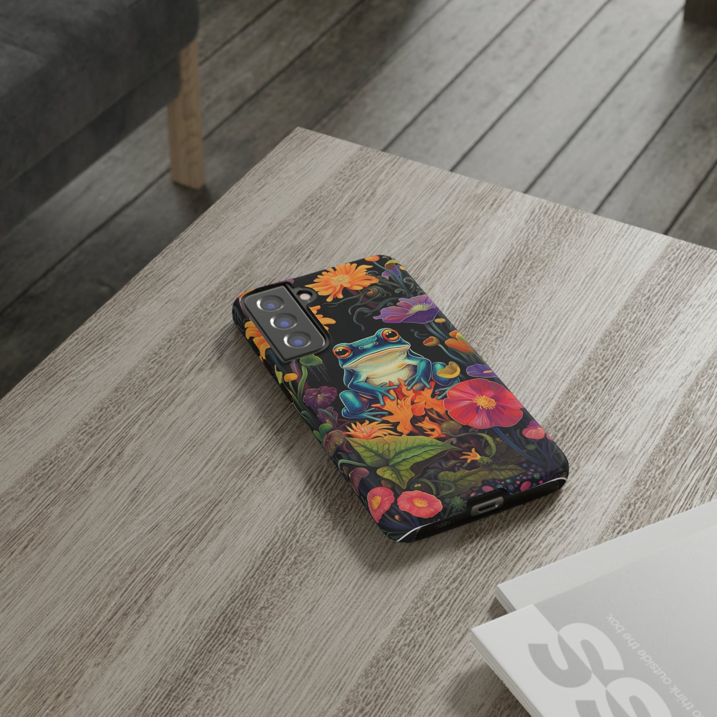 Floral Frogs Elegance Phone Case for Google Pixel, iPhone & Samsung Galaxy