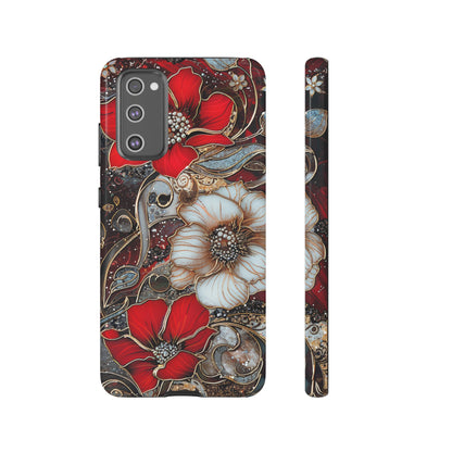 Stained Glass Floral Paisley Explosion Phone Case