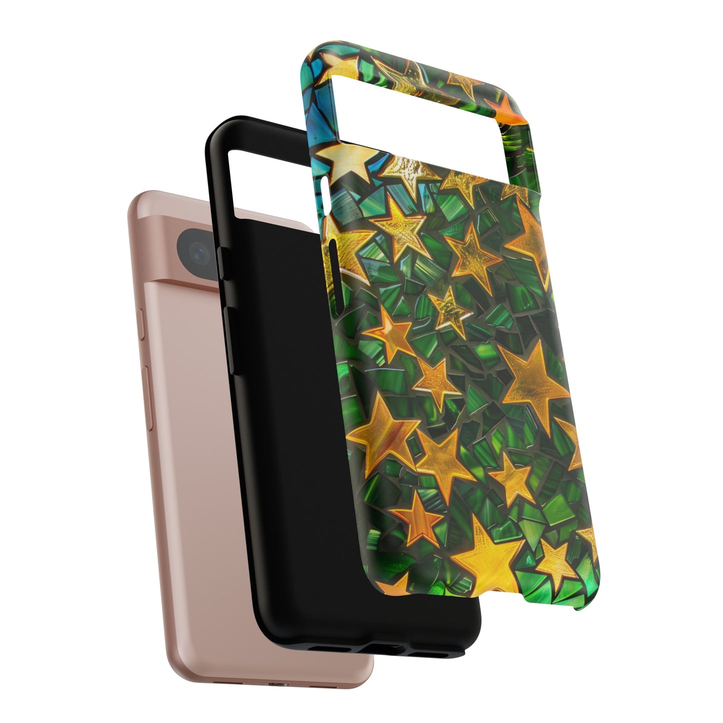 Green Celestial Stained Glass Mosaic Phone Case