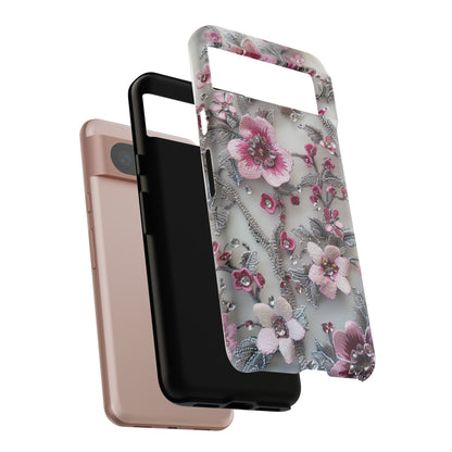 Coquette Aesthetic Floral Art iPhone 12 Case