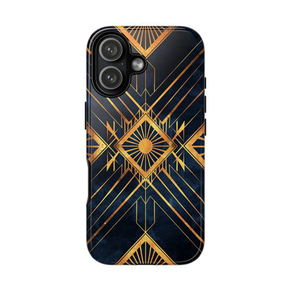Art Deco Phone Case Vintage Geometric Pattern