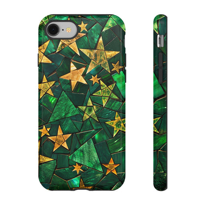 Green Celestial Stained Glass Mosaic Phone Case