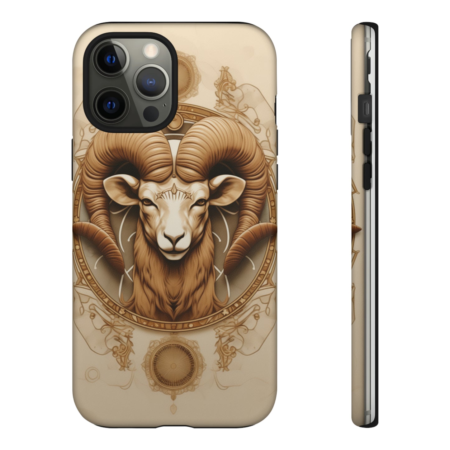 Aries Astrology Stained Glass Phone Case