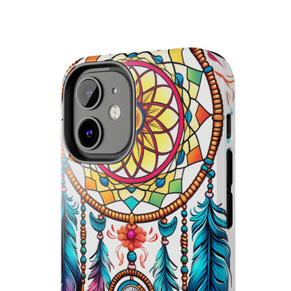 Psychedelic Native American Dreamcatcher iPhone Case | Fusion of Art and Cultural Heritage