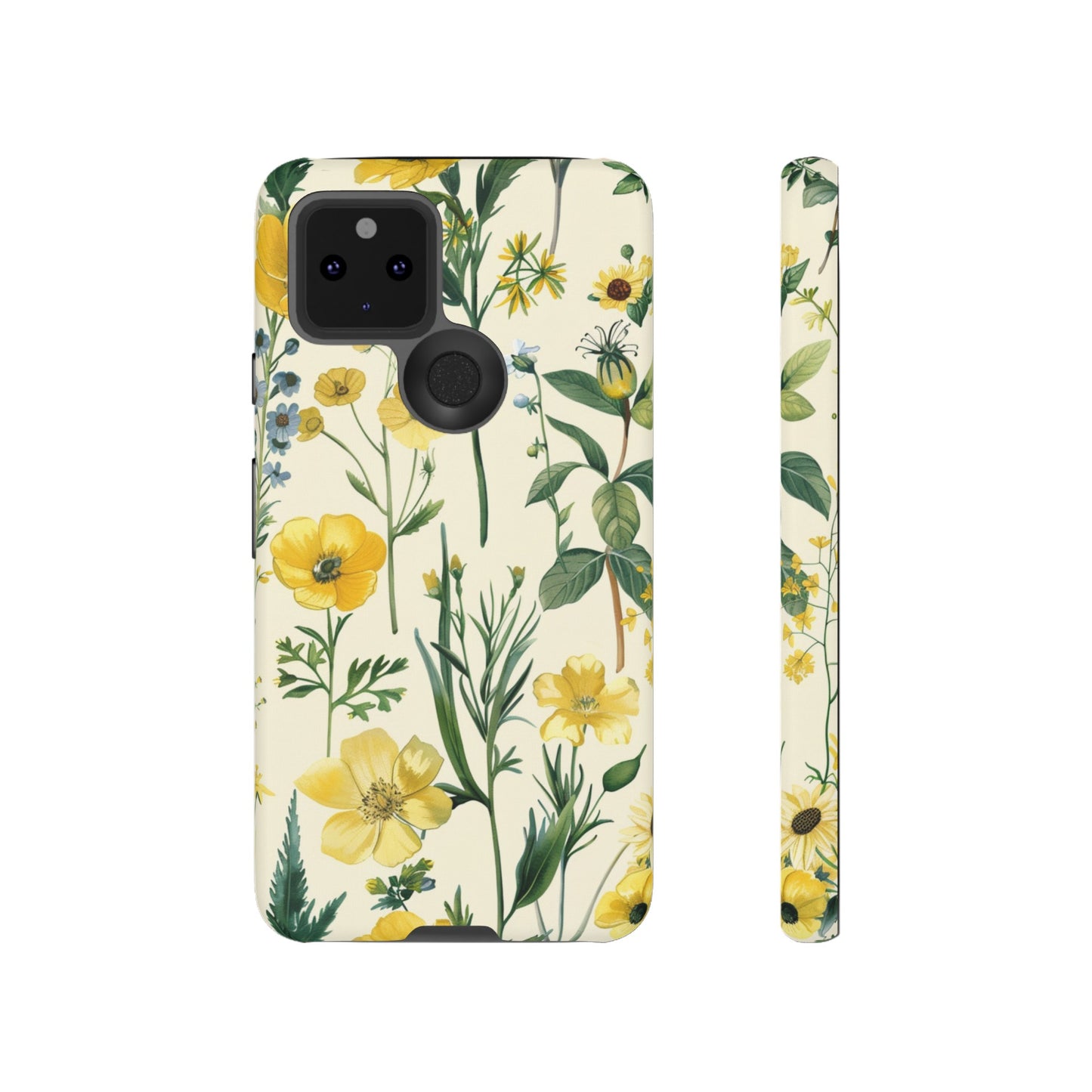 Floral Sage Yellow Wildflower Phone Case