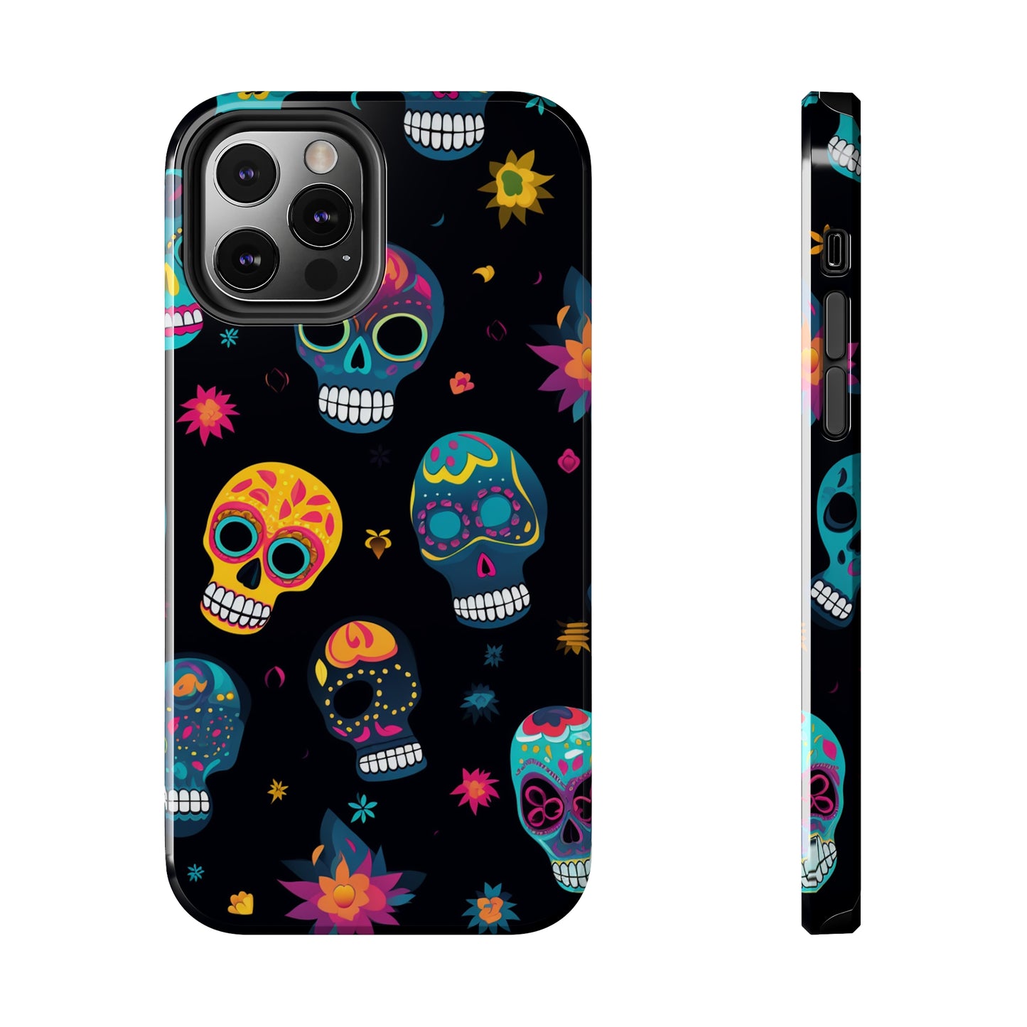 Sugar Skull iPhone Case | Day of the Dead Elegance for Apple iPhone Models