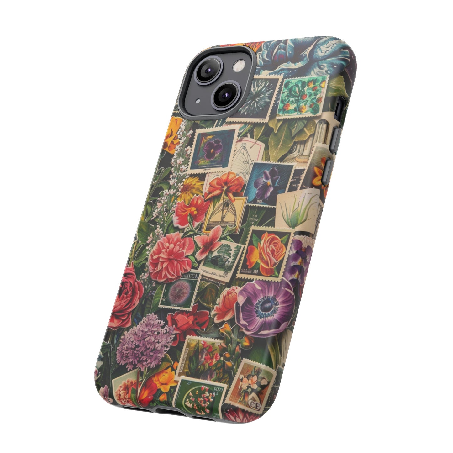 Vintage Floral Stamps Phone Case