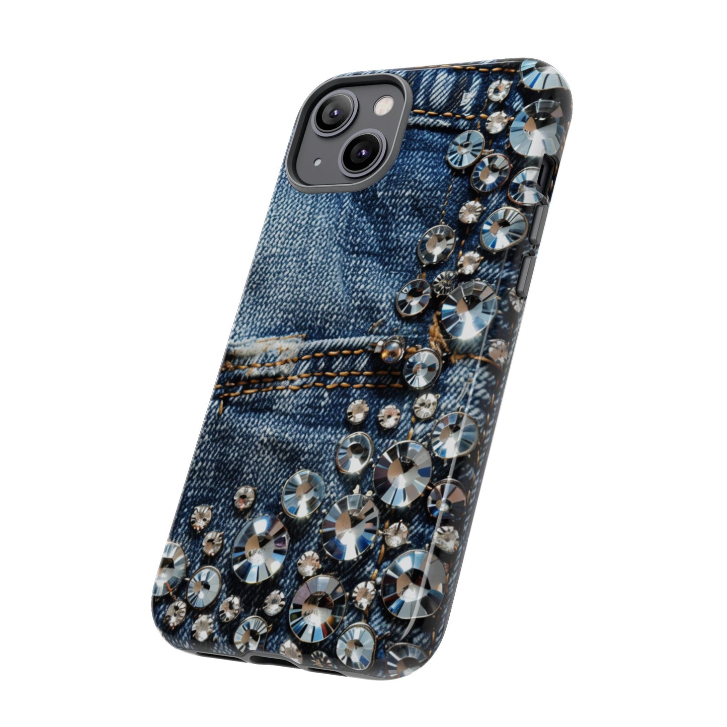 Blue Jean Queen Rhinestone Bling Phone Case