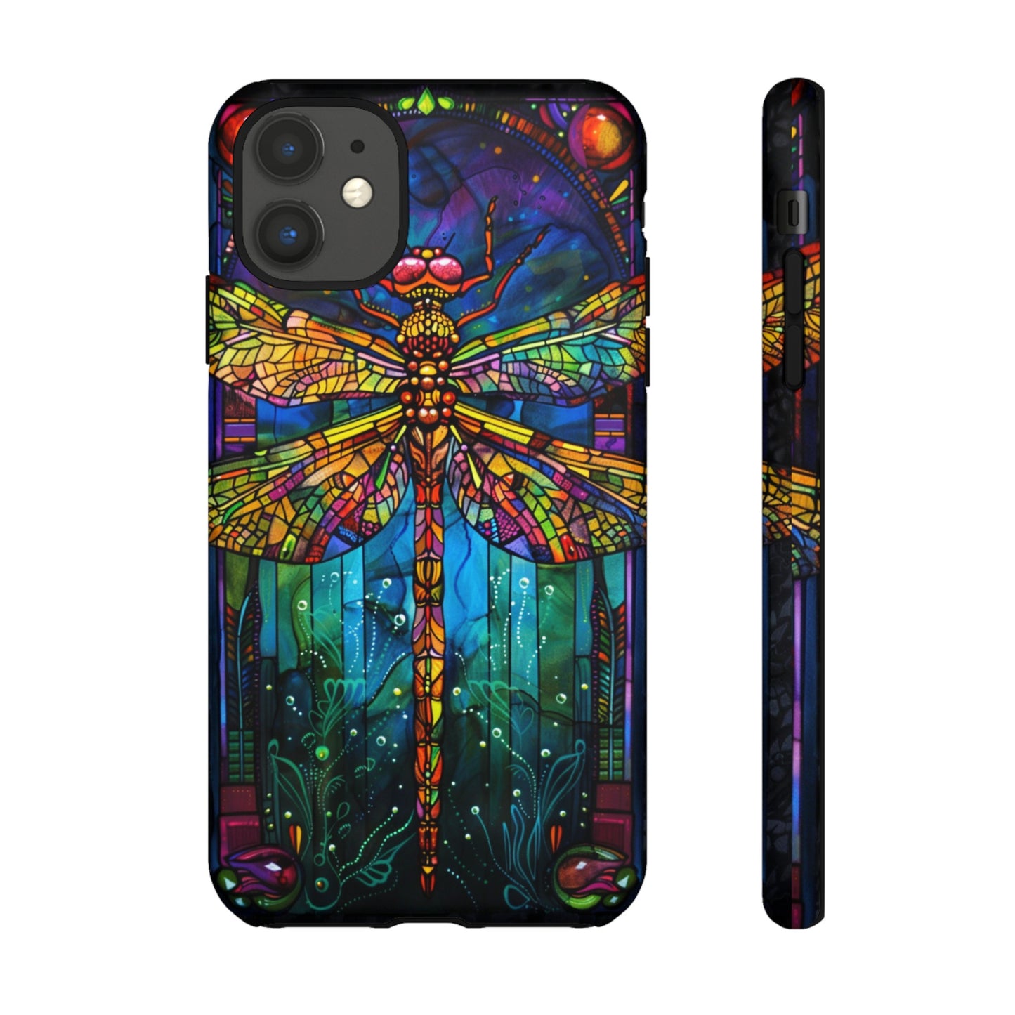 Art Deco Stained Glass Dragonfly Phone Cover