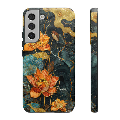 Chiyogami Floral Scroll Work Phone Case