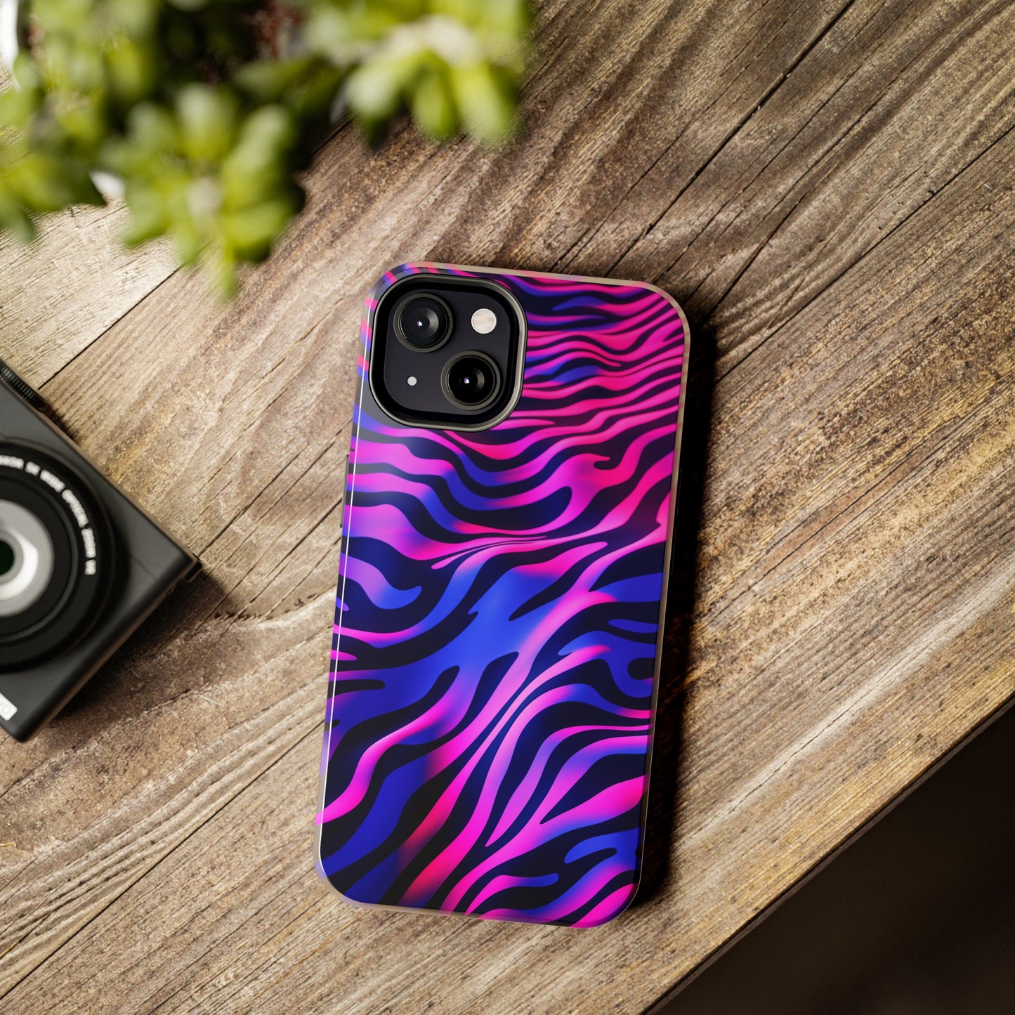 Wild Illusion: Trippy Tiger Stripes Mystique | Dynamic iPhone Case