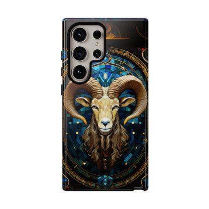 Aries stained glass phone case for iPhone 15