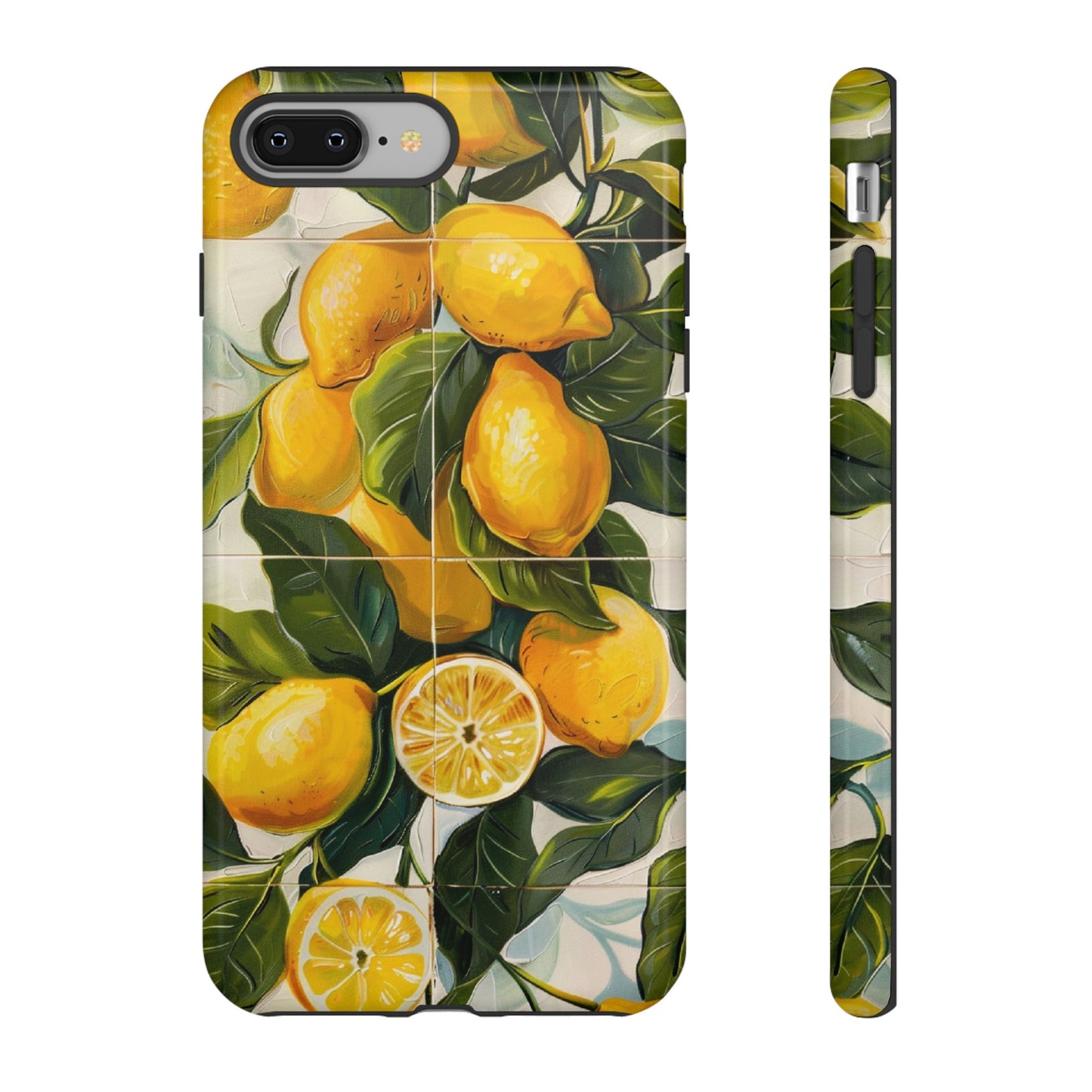 Mediterranean Lemon Italian Tile iPhone 14 Case