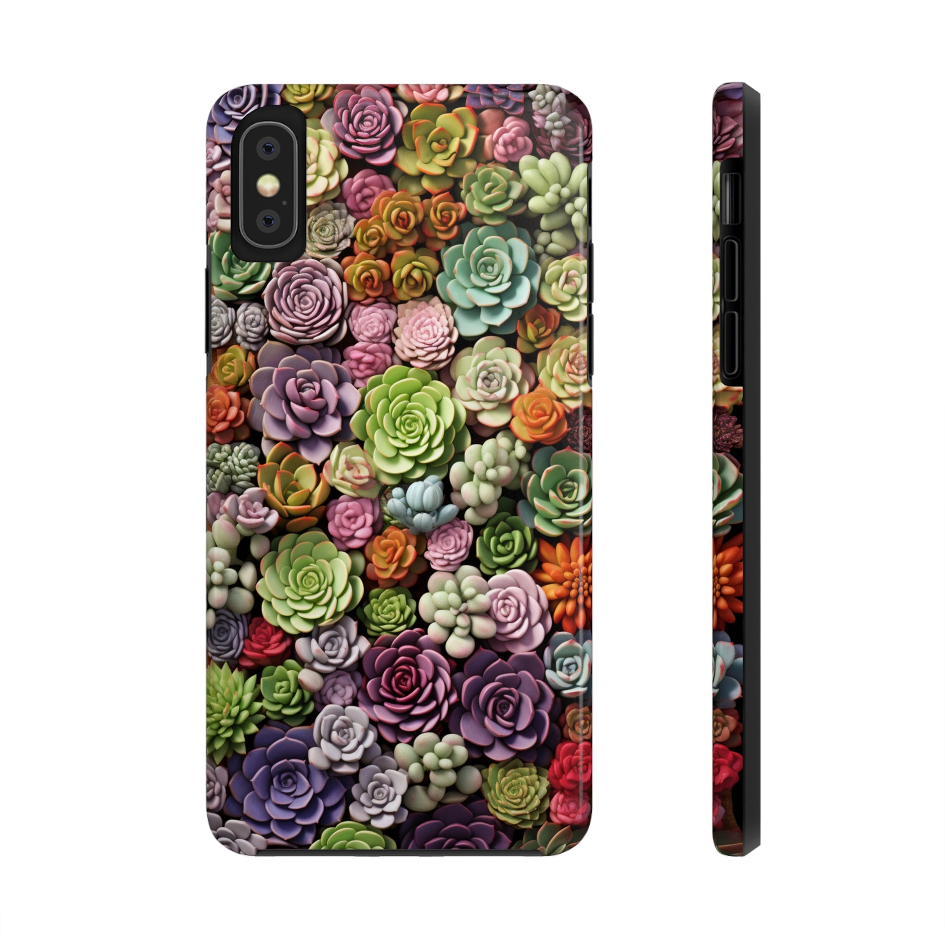 Succulent Desert Cactus Floral iPhone Case