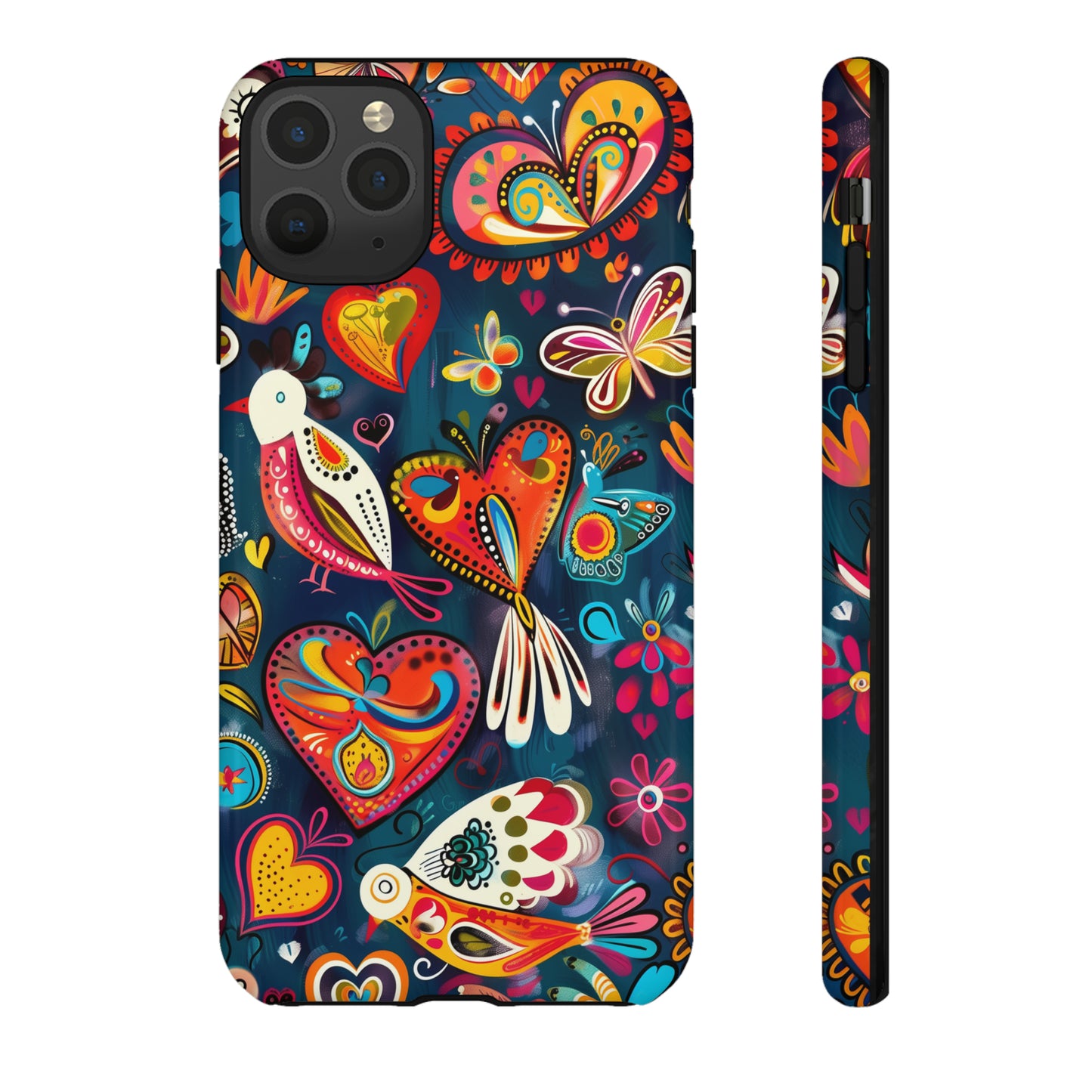 Bright Colorful Mexican Style Mural Painting Phone Case