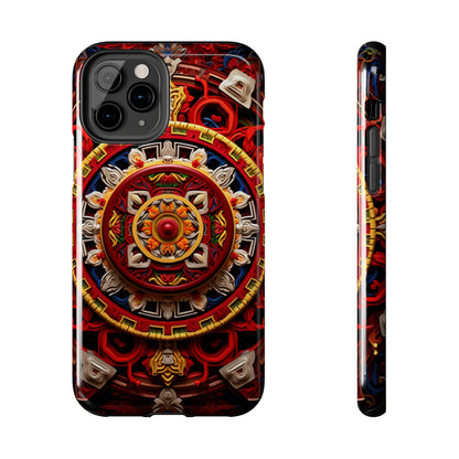 Mystical Visions: Psychedelic Tibet Mandala | Buddhist iPhone Case