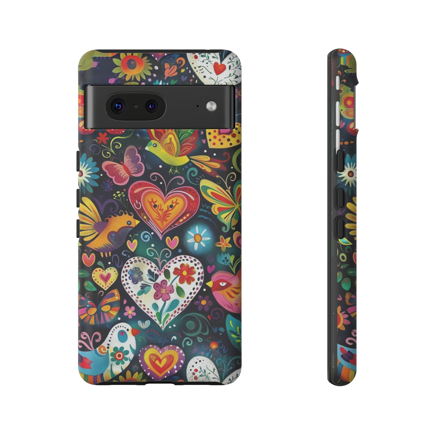 Floral Butterfly Magic Hearts Phone Case