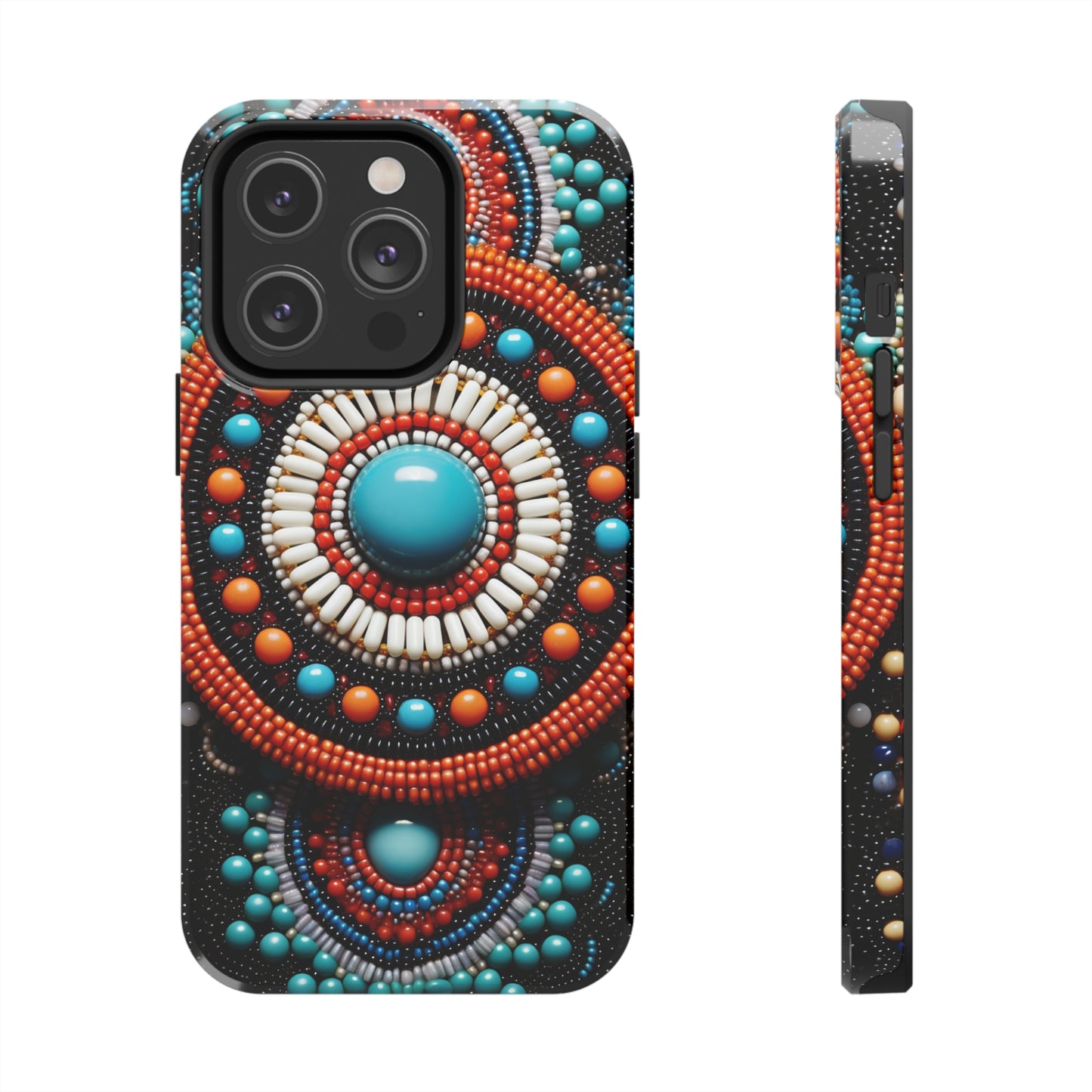 Native American Beadwork iPhone Case | Embrace Traditional Craftsmanship with Artistic Elegance